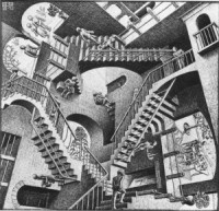 Understanding Jareth the Goblin King: How he can help us succeed in life - (Part 2) http://vlnresearch.com/understanding-jareth-the-goblin-king-part-2 mc escher stairs labyrinth room