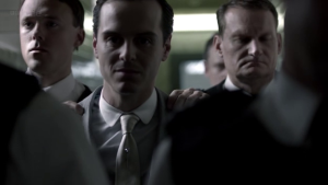 Understanding James "Jim" Moriarty: How he can help us succeed in life (Part 1) https://vlnresearch.com/understanding-moriarty-part-1 Jim Moriarty courtroom march to Sherlock image