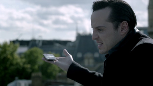 Jim Moriarty staying alive with Sherlock image