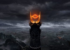 Villain Matrix Stats: Dark Lord Sauron - Silmarillion, Hobbit, Lord of the Rings - https://vlnresearch.com/villain-matrix-stats-sauron - Sauron Eye of Barad Dur tower - Lord of the Rings image