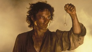 frodo holding one ring lord of the rings image mount doom