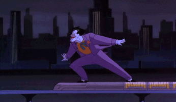 Joker train batman the animated series