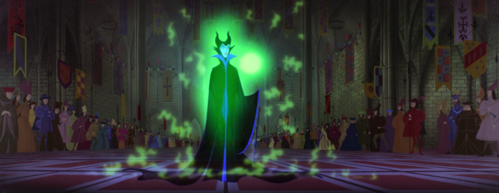 Sleeping Beauty - Maleficent - appears