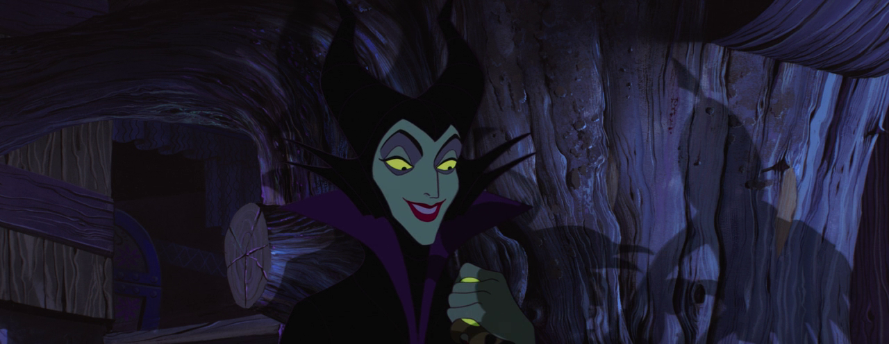 Sleeping Beauty - Maleficent - happy in cottage