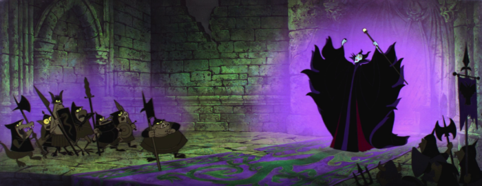 Sleeping Beauty - Maleficent - idiots in purple