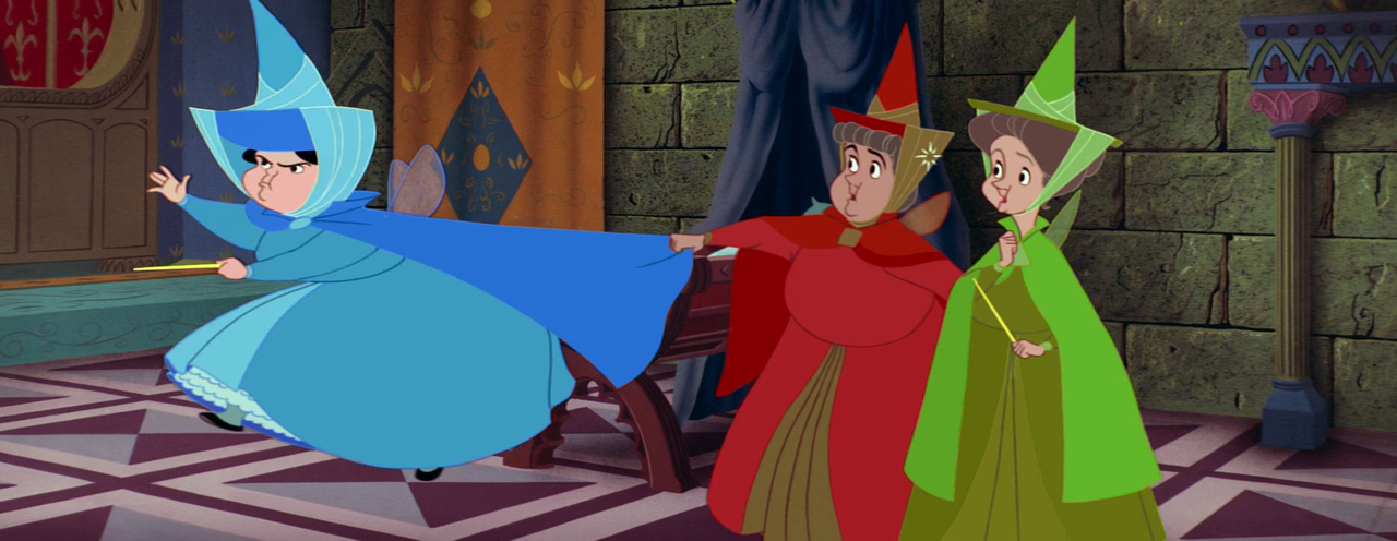 Sleeping Beauty - Maleficent - rabble fairies