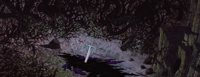 Sleeping Beauty - Maleficent - sword end