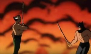 ras al ghul vs batman animated series
