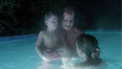 Alligator Man and kids X Files image
