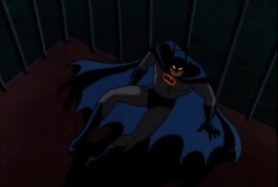 Batman the Animated Series Killer Croc Sideshow Batman caged