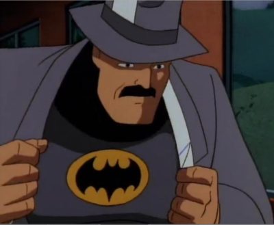 Batman the Animated Series Killer Croc Sideshow reporter Batman