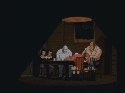 Batman the Animated Series Killer Croc and Carnival people