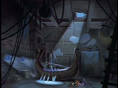 Disney Gargoyles - Long Way To Morning - opera house viking ship