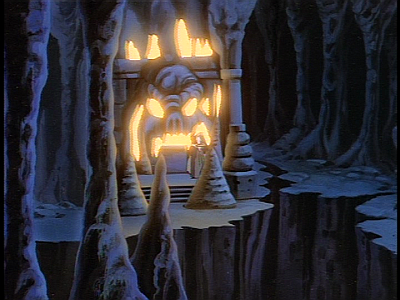 Disney Gargoyles - Long Way To Morning - skull cave archmage