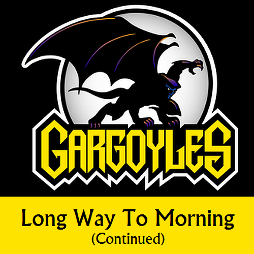 Disney Gargoyles logo with Goliath template long way to morning cont