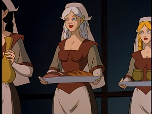 Disney Gargoyles - City of Stone part 1 - weird sisters as maids