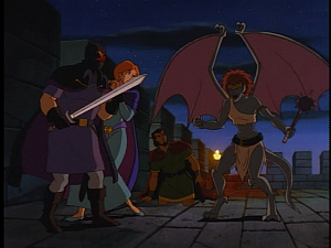 Disney Gargoyles - City of Stone part 2 - gillecomgain vs demona confrontation