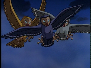 Disney Gargoyles - Avalon part 1 - weird sisters as owls