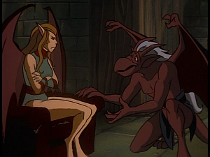 Disney Gargoyles - The Cage - brooklyn talks to maggie