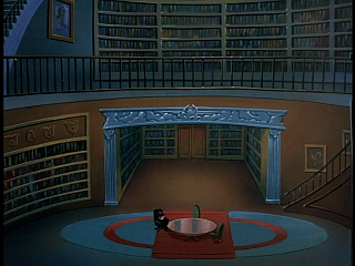 Disney Gargoyles - The Cage - xanatos in eyrie building library