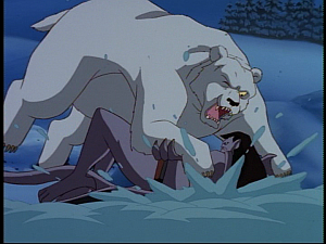 Disney Gargoyles - Eye of the Storm - polar bear odin and goliath