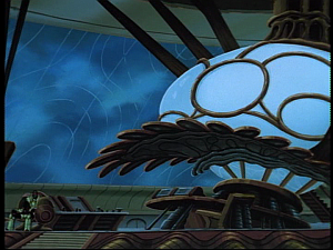 Disney Gargoyles - Sentinel - alien ship control area
