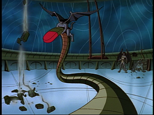 Disney Gargoyles - Sentinel - laser snake blasts