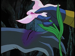 Disney Gargoyles - The Green - pollen on wound