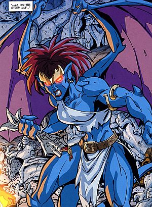 slg gargoyles - clan building 10 - the gate - demona mad