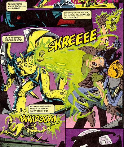 gargoyles marvel comics - issue 1 - demona armor vs elisa