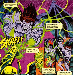 gargoyles marvel comics - issue 1 - goliath shrugs off neurogun