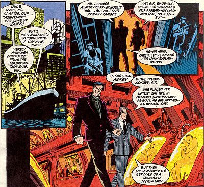gargoyles marvel comics - issue 1 - xanatos owen in ship