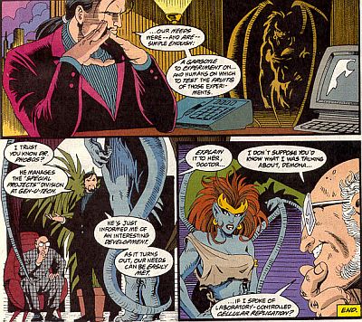 gargoyles marvel comics - issue 1 - xanatos phobos demona