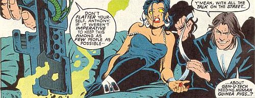 gargoyles marvel comics - issue 2 - dracon ties up girl