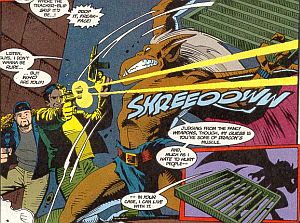 gargoyles marvel comics - issue 3 rude awakening - brooklyn fights