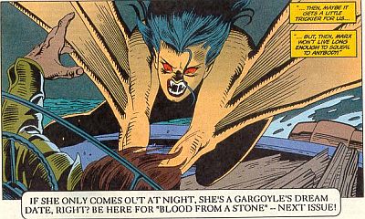 gargoyles marvel comics - issue 3 rude awakening - test subject attacks