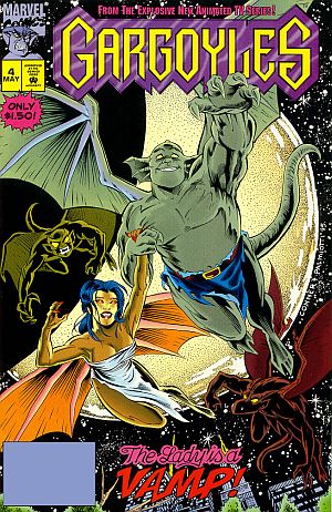 gargoyles marvel comics - issue 4 Blood from a Stone - cover