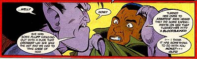 gargoyles marvel comics - issue 4 Blood from a Stone - glasses vs goliath