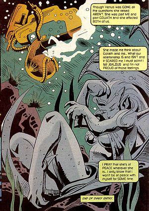 gargoyles marvel comics - issue 6 venus rising - venus petrified