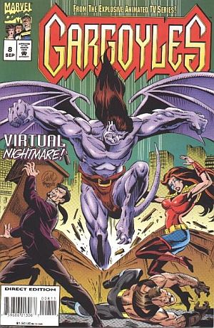 gargoyles marvel comics - issue 8 Terror in Times Square - cover