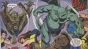 gargoyles marvel comics - issue 8 Terror in Times Square - lex broadway attack pack