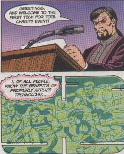 gargoyles marvel comics - issue 8 Terror in Times Square - xanatos speech