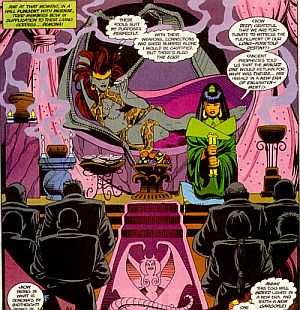 gargoyles marvel comics - issue 9 The Egg and I - demoma worship