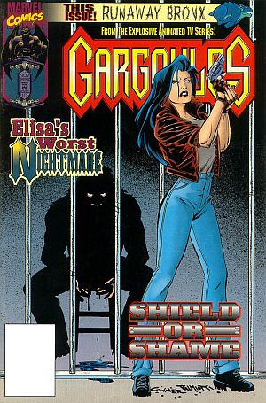 gargoyles marvel comics - issue 10 out of the past - cover